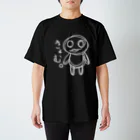 黒兎屋のきょむきょむくん黒 スタンダードTシャツ