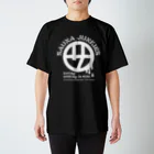 SAUNA JUNKIES | サウナジャンキーズのマルサ（白プリント) 티셔츠