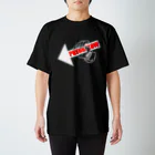 mosmos storeのPUSH & BLOW -white/red- スタンダードTシャツ