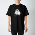 まんもにゃんの家のまんもにゃん白ロゴ スタンダードTシャツ