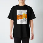 らくがき堂の海辺のコーヒー スタンダードTシャツ