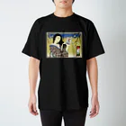 nidan-illustrationの"錦板を遣ふ女の図" #1 スタンダードTシャツ