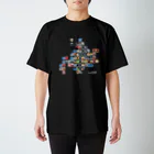 きゅうりやの北海道絵文字地図 スタンダードTシャツ