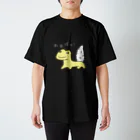 はちゅ部屋-爬虫類・両生類好きのデザイングッズ-のへたうまレオパ スタンダードTシャツ