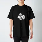 きゃめのシンバル演奏ピクトさん（白） Regular Fit T-Shirt