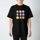 KURS DESIGN 販促部の達磨から猫(複数) Regular Fit T-Shirt