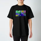 BSR-Cの家を浮かせるウサギ スタンダードTシャツ