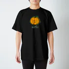 ナチュラルサトシのめへの世知辛さを感じている顔のかぼちゃ スタンダードTシャツ