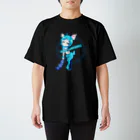 SWのシカの嬢BLUE スタンダードTシャツ