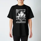 Cɐkeccooのおばけちゃんばぁ!(Boo!ゴースト)墓地で練習中-白-らくがきシリーズ Regular Fit T-Shirt