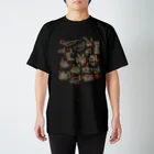 花日和 畳の御節妖怪(白) Regular Fit T-Shirt