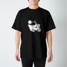 きゃめのテナーサックス演奏ピクトさん（白） Regular Fit T-Shirt