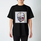 yuyuのBroken Skull Regular Fit T-Shirt