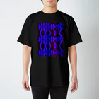 🐅🍷虎夜のブルーナイト スタンダードTシャツ