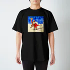 segasworksの恐竜とクリスマス Regular Fit T-Shirt