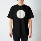 3out-firstのキツネ(破線) Regular Fit T-Shirt