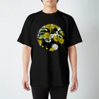 夜舟の黒猫と黒出目金 Regular Fit T-Shirt