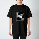 鯨屋珈琲店のテンちゃん💕と一緒　白黒 Regular Fit T-Shirt