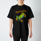 いきものや のの(本館)のアカメアマガエル Regular Fit T-Shirt