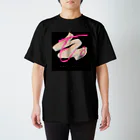 E8kickboxingのE8kickboxingピンクロゴ Regular Fit T-Shirt