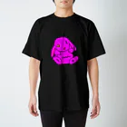 everblackのうさぎ 垂れ耳 Regular Fit T-Shirt