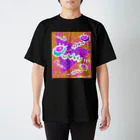 Ａ’ｚｗｏｒｋＳのGRAFFITI WORM WRITTEN IN CHALK Regular Fit T-Shirt