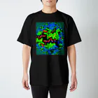 Ａ’ｚｗｏｒｋＳのGRAFFITI WORM FRACTAL Regular Fit T-Shirt