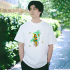 タイランドハイパーリンクス公式ショップのタイの妖怪「ナーンターニー」 BLACK Regular Fit T-Shirt