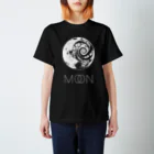 おり★ロゴのオリジナルロゴ第2弾【MOON】 スタンダードTシャツ