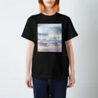 ゆにねこ惑星のପ天使の夏休みଓ夕暮れ旅行(濃) Regular Fit T-Shirt