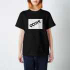 OCCHI idea designのOCCHI/白×黒 inakaデザイン Tシャツ Regular Fit T-Shirt
