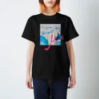 CAUCの飛び込みシロクマくん Regular Fit T-Shirt