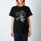 ECLAUGH （エクラフ）のBICYCLE BOY (黒系) Regular Fit T-Shirt