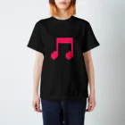 絵本作家大川内優のオリジナル絵本グッズショップの音符アイコン スタンダードTシャツ