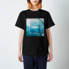 kumoriのsilhouette black tee スタンダードTシャツ