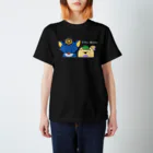 いろいぬくんのいろいぬくん💙💛きくばらん スタンダードTシャツ