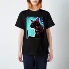 HTNSCMRSAS（shiroen）のCYBER CAT スタンダードTシャツ