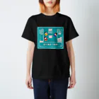 にくまる三兄弟のにくまるT・黒 スタンダードTシャツ