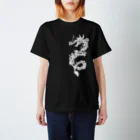 TO-ROON【NOTORO Tシャツ工房】の昇竜・黒龍・トライバル・白抜 Regular Fit T-Shirt