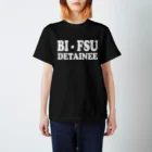 DRIPPEDのBI-FSU DETAINEE 白ロゴ スタンダードTシャツ