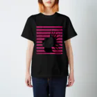 punksのピンクボーダー スタンダードTシャツ