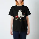 MUGEN ARTの小原古邨　鸚鵡と柘榴（柘榴に鸚鵡）Ohara Koson / Cockatoo and pomegranate  スタンダードTシャツ