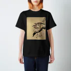 MUGEN ARTの小原古邨　鷹　Ohara Koson / Falcon スタンダードTシャツ