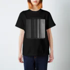 スリープキャットスタジオのバーコード(メタリック風) Regular Fit T-Shirt