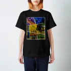 art-Laboのゴッホ 【世界の名画】夜のカフェテラス 自画像 ポスト印象派 絵画 美術 art Regular Fit T-Shirt