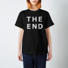 親戚一同ショップのTHE END (白) Regular Fit T-Shirt