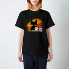 ArayashikI_Japanのサングラス黒猫【濃色系アパレル】 スタンダードTシャツ