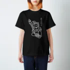 chika_shirakawaの神様シリーズ 七福神 𓀠 ゆる神セブン毘沙門天 𓀠 スタンダードTシャツ