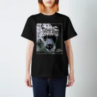 あくび猫  Yawning CatのSplendid Snow Leopard 華麗なるユキヒョウ Regular Fit T-Shirt