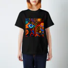 Erika_ArtistryのPsychede Calico #1 Regular Fit T-Shirt